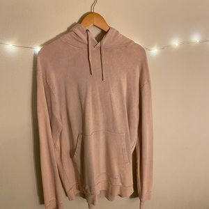 Topman LTD Pink terry style loose hoodie